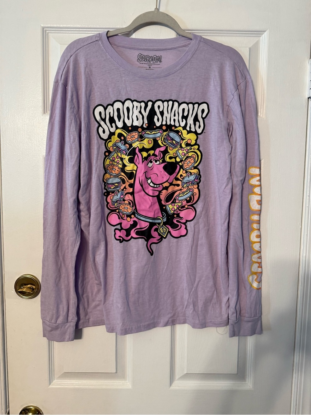 Scooby-Doo™ Lavender 'Scooby Snacks' Graphic Long-Sleeve Tee